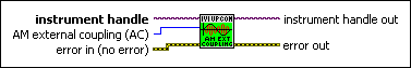 IviUpconverter Configure AM External Coupling [AM].vi